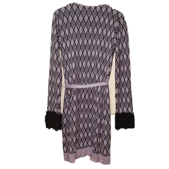 Foreign Exchange Women Open-front Argyle Cardigan - Picture 3 of 6